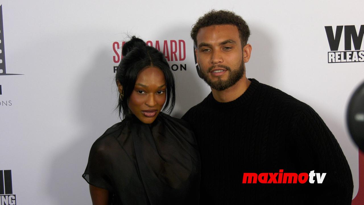 Uche Nwosu and Clinton Moxam 'Junction' Los Angeles Premiere Red Carpet